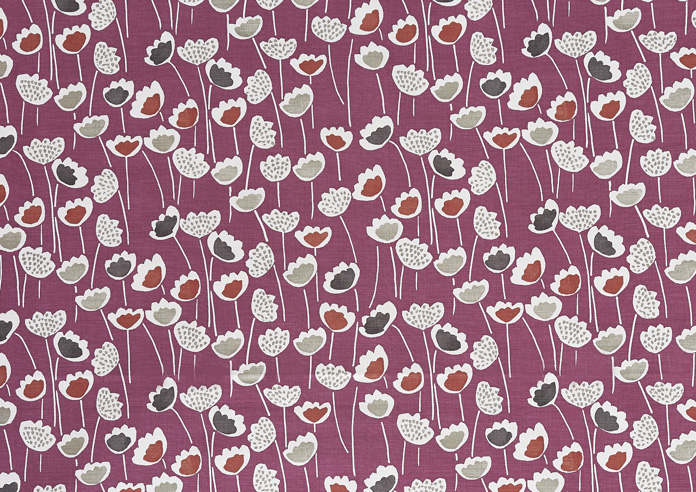 Clara, Very Berry - Fabric Only - Image 3